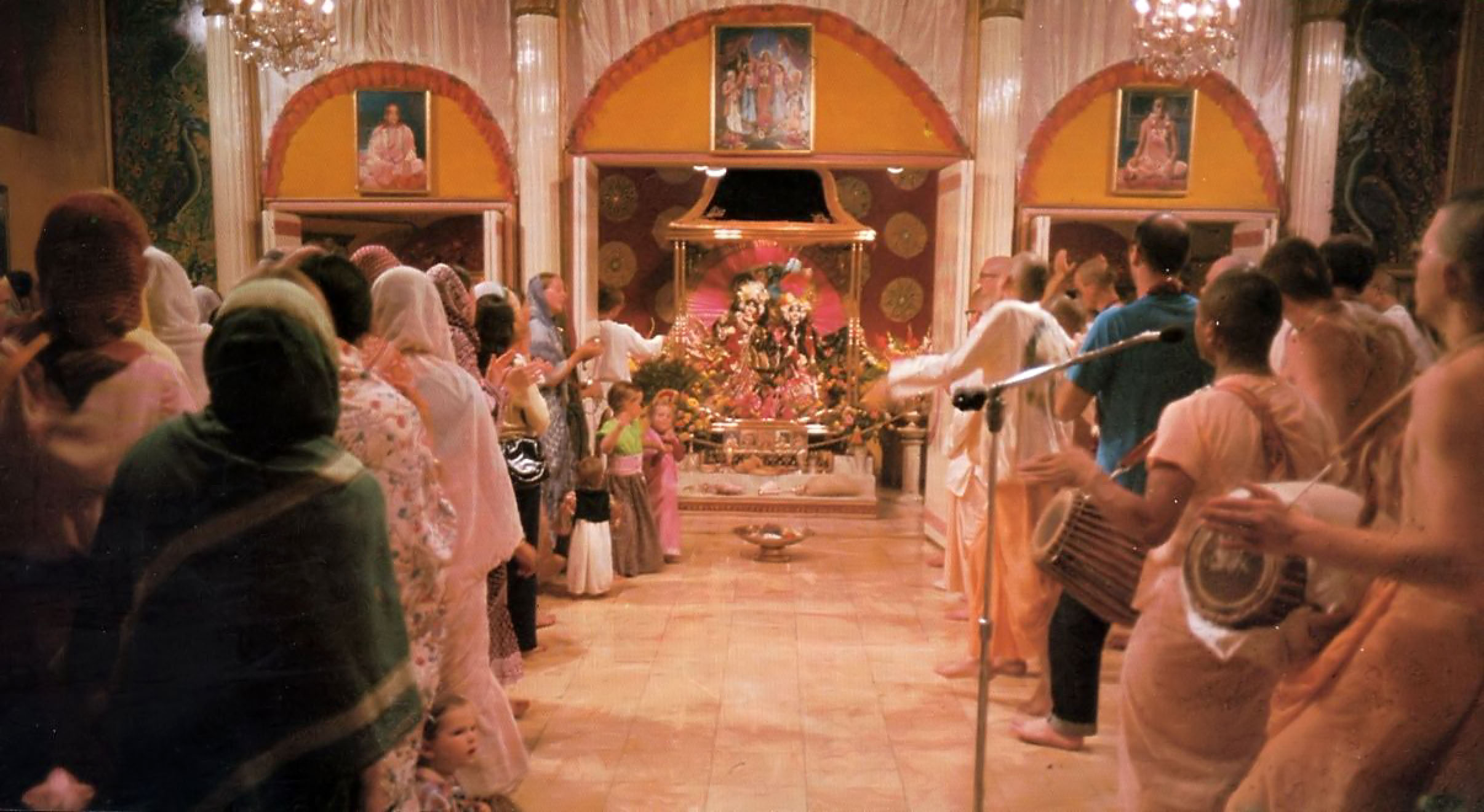 vie dans le temple